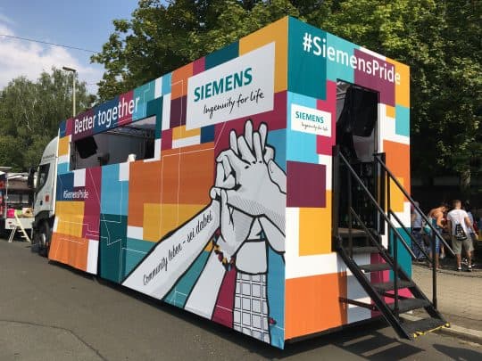 Musiktruck 9.5 für Siemens