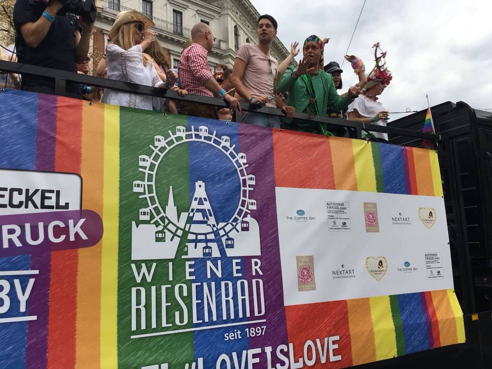 Regenbogenparade in Wien 2018